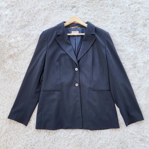 Michael Kors Womens Black Double Button Blazer - Picture 1 of 7